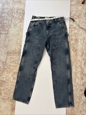 Agolde Dark Washed Ankle Carpenter Jeans